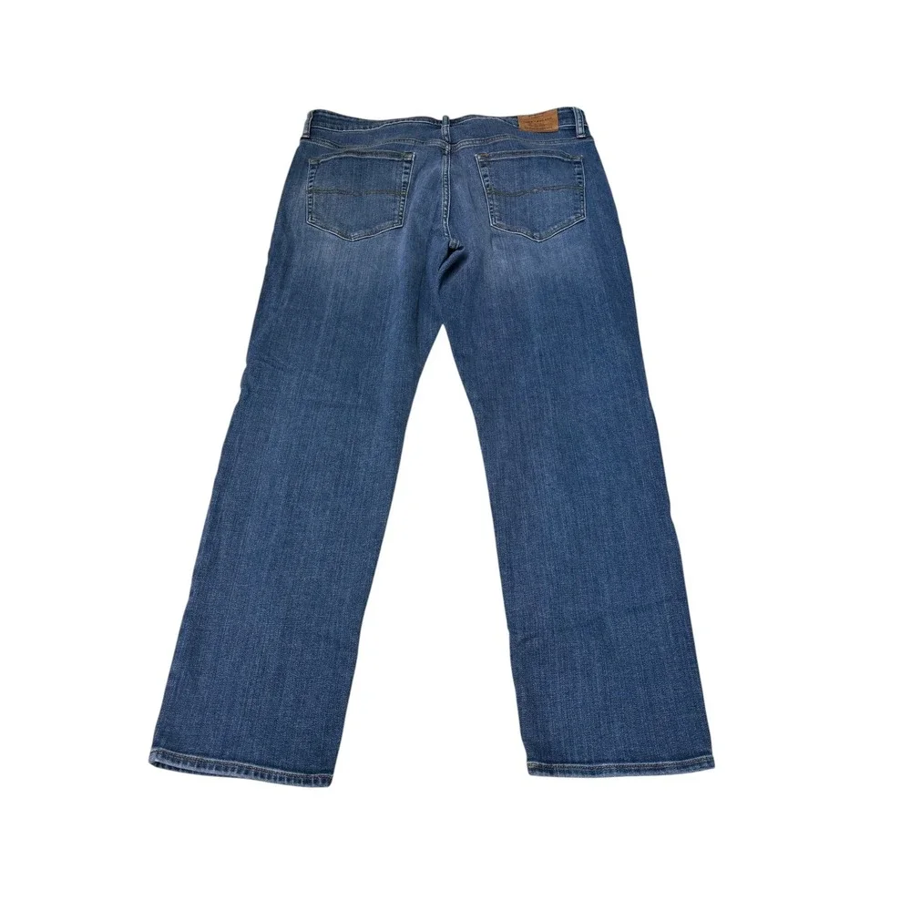 Lucky Brand 121 Slim Mens Blue Denim Jeans 38x30‎ Medium Wash Stretch Coolmax